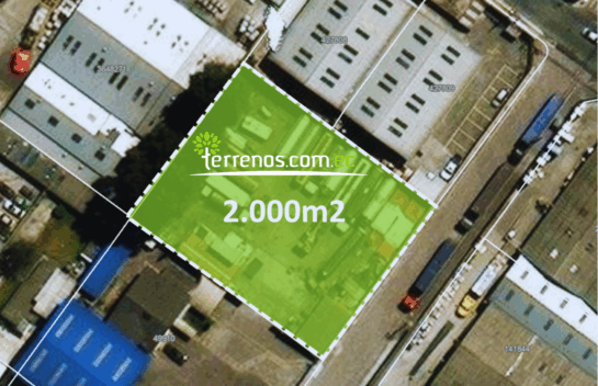 Terreno Industrial de 2.000m2 de venta en Av. Galo Plaza Lasso Sector Parkenor.