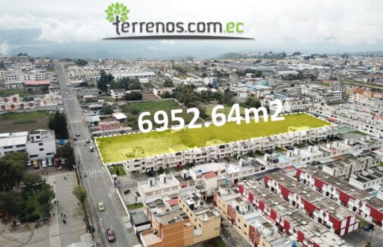Terreno en venta 6952.6m2 Calle El Progreso Calderón
