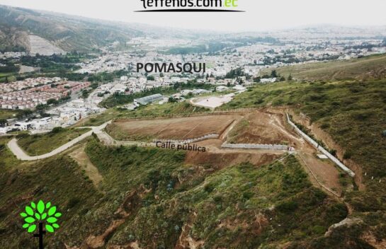 Terrenos en venta en Pomasqui 6 lotes independientes desde 1018.61m2, ideal para proyecto inmobiliario