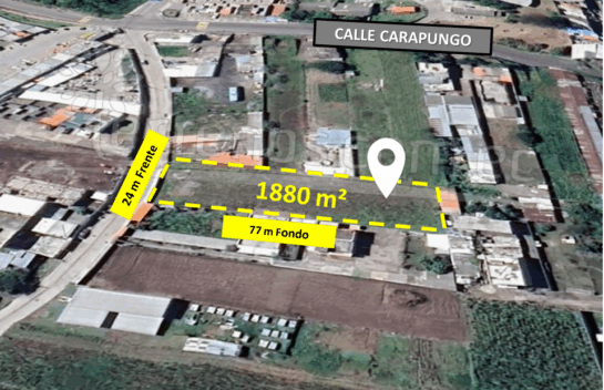 Terreno de Venta en la Av. Simón Bolívar 4.552 m2, independiente frente Colegio Ludoteca