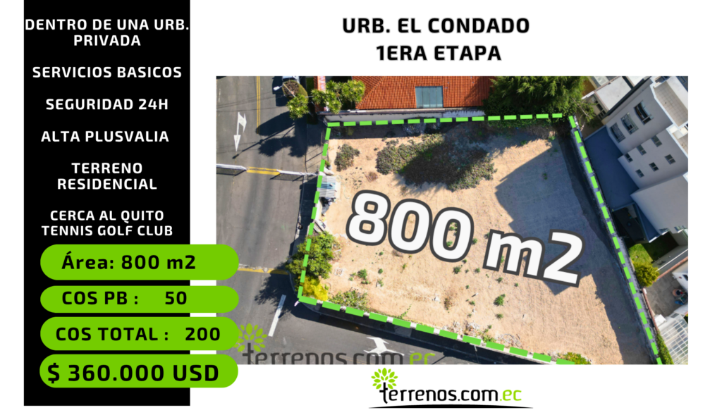 Terreno en venta en El Condado, Quito, Pichincha