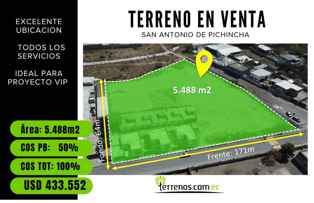 Terreno en venta en San Antonio de Pichincha, Quito, Pichincha