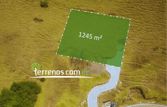 Terreno de venta en Alangasí 1245m² Urbanización Altos de Betania