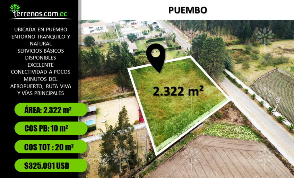 Terreno en venta en Puembo, Quito, Pichincha