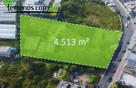 Terreno de venta en Puembo 4513m² vía principal