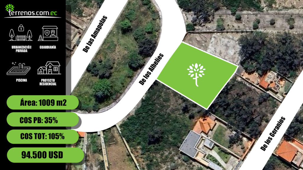 Terreno en venta en San Antonio de Pichincha, Quito, Pichincha