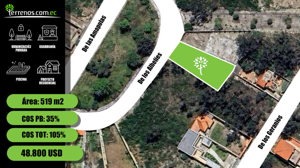 Terreno en venta en San Antonio de Pichincha, Quito, Pichincha