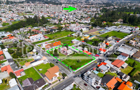 Terreno de venta en Sangolquí 3.000m2 barrio La Previsora San Nicolás