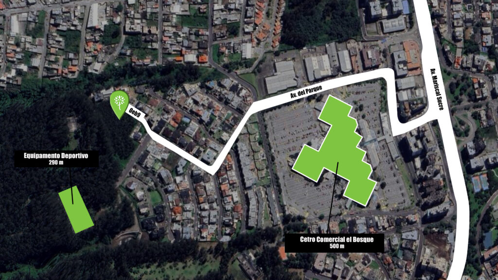 Vista adicional de terreno en venta en El Bosque, Quito, Pichincha