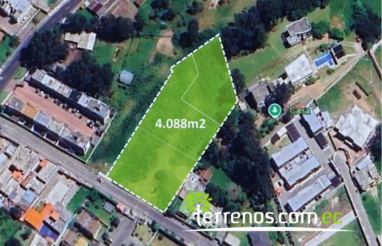 Terreno de 4.088m2 de venta sector Mirasierra, Alangasi