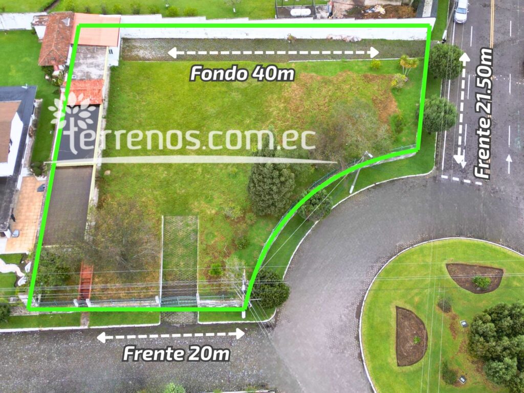 Vista adicional de terreno en venta en Sangolquí, Rumiñahui, Pichincha