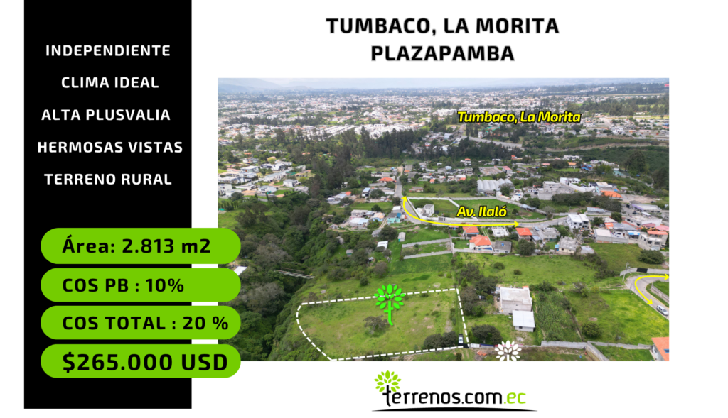 Terreno en venta en Tumbaco, Quito, Pichincha