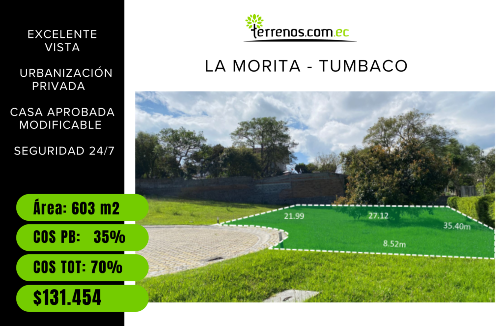 Terreno en venta en Tumbaco, Quito, Pichincha