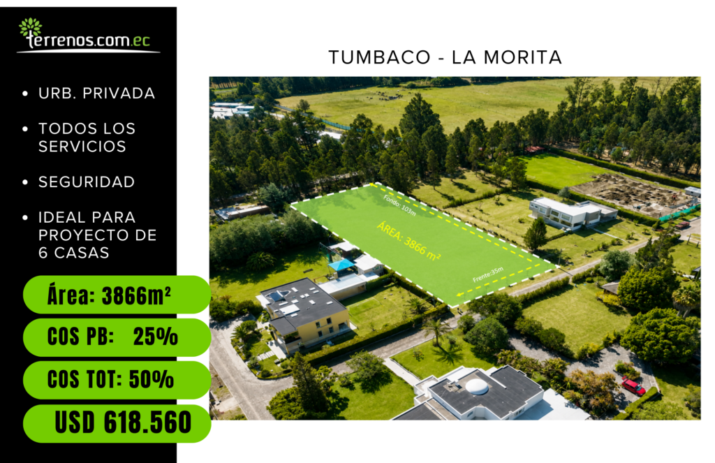Terreno en venta en Tumbaco, Quito, Pichincha