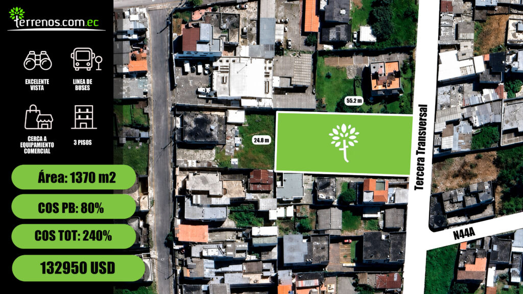 Terreno en venta en Quito, Pichincha