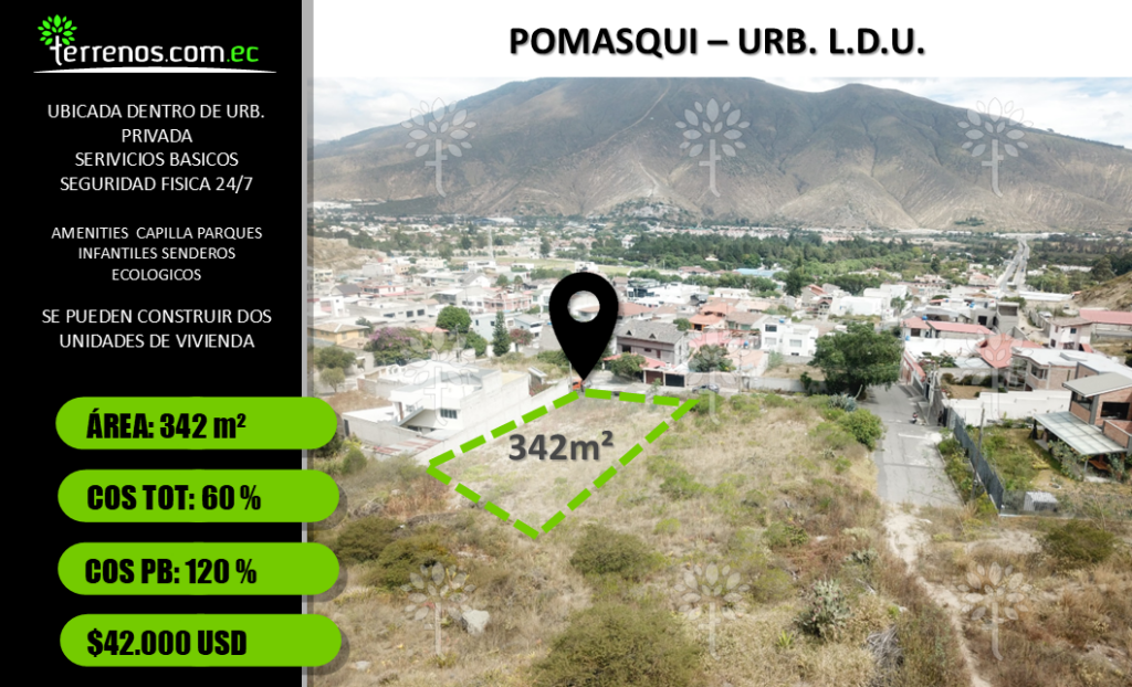 Terreno en venta en Pomasqui, Quito, Pichincha