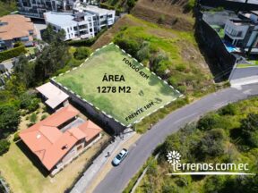 Terreno de Venta,1278 M2, Sector San Patricio Cumbayá