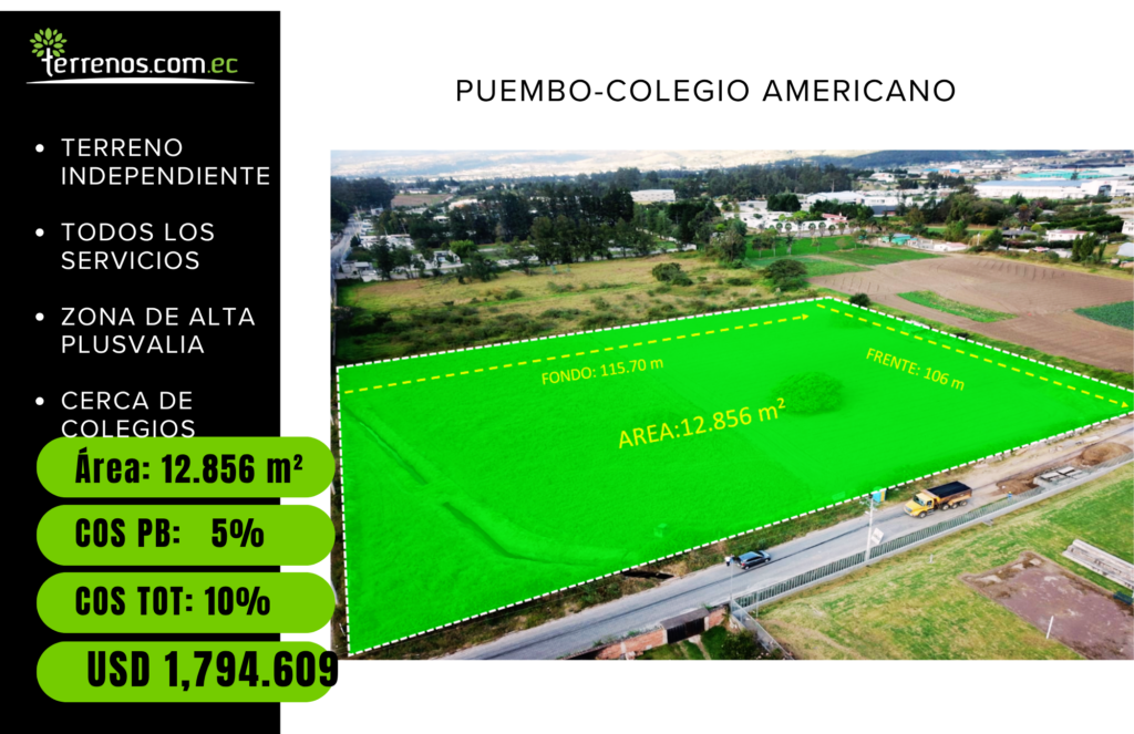 Terreno en venta en Puembo, Quito, Pichincha