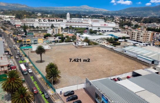 Vendo Terreno Comercial 7.421 m2 en San Rafael sector C. C. San Luis