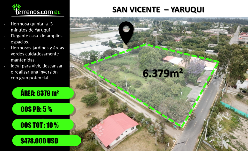 Terreno en venta en Yaruqui, Quito, Pichincha