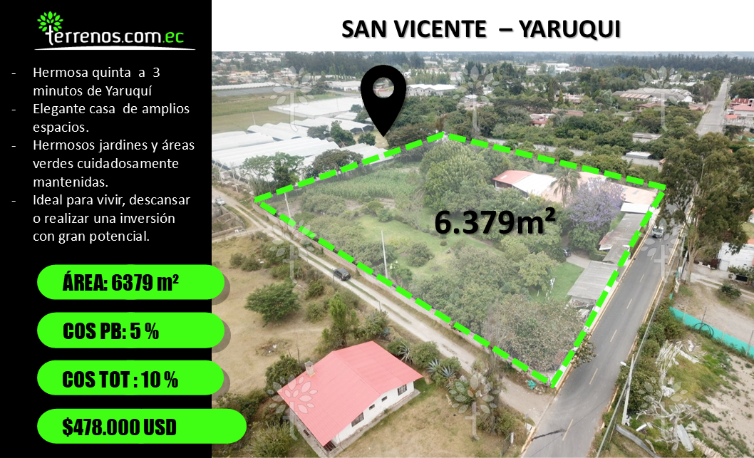 Terreno en venta en Yaruqui, Quito, Pichincha