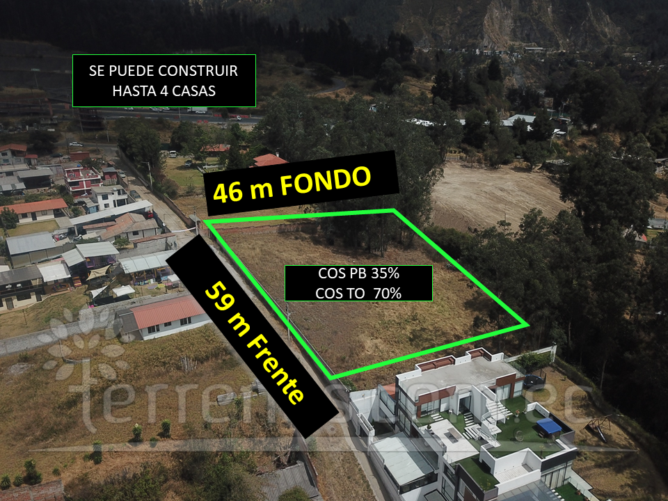 Vista adicional de terreno en venta en Cumbayá, Quito, Pichincha