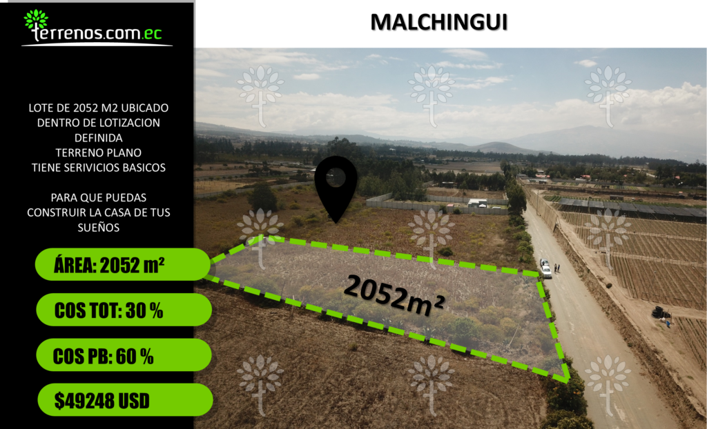 Terreno en venta en Malchingui, Pedro Moncayo, Pichincha