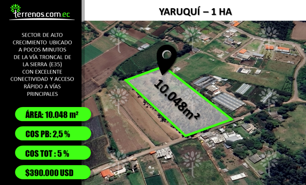 Terreno en venta en Yaruqui, Quito, Pichincha