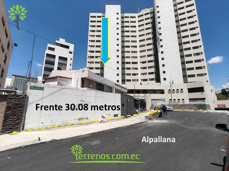 Vista adicional de terreno en venta en La Carolina, Quito, Pichincha