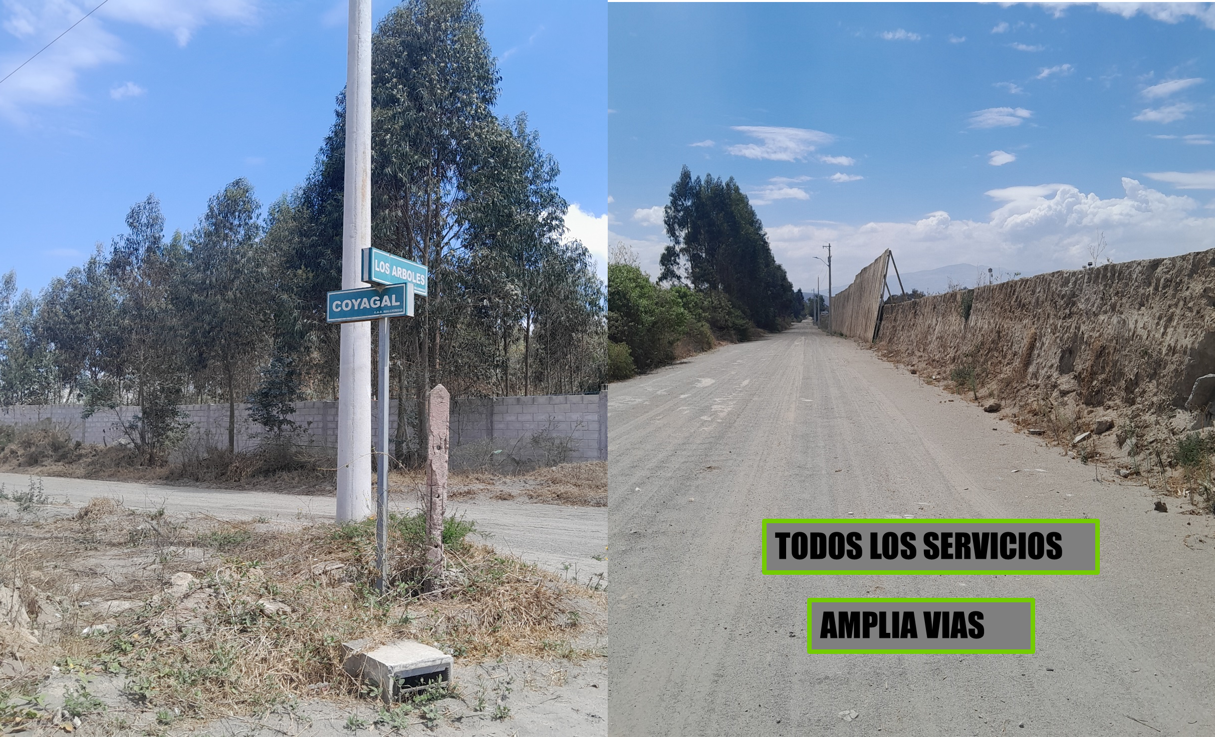 Vista adicional de terreno en venta en Malchingui, Pedro Moncayo, Pichincha