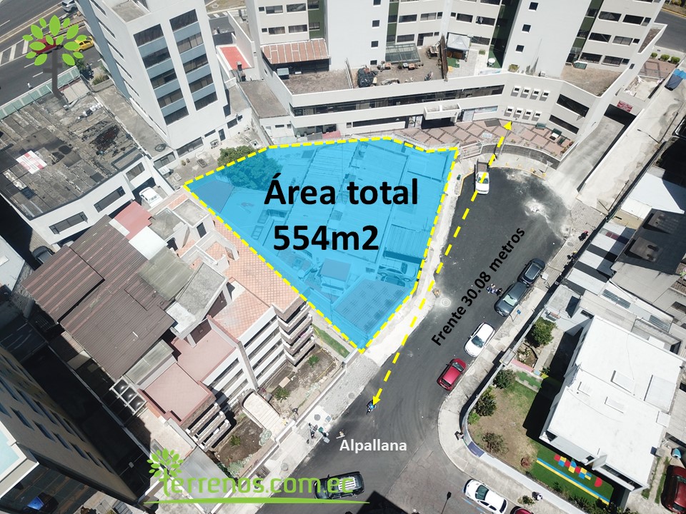 Vista adicional de terreno en venta en La Carolina, Quito, Pichincha