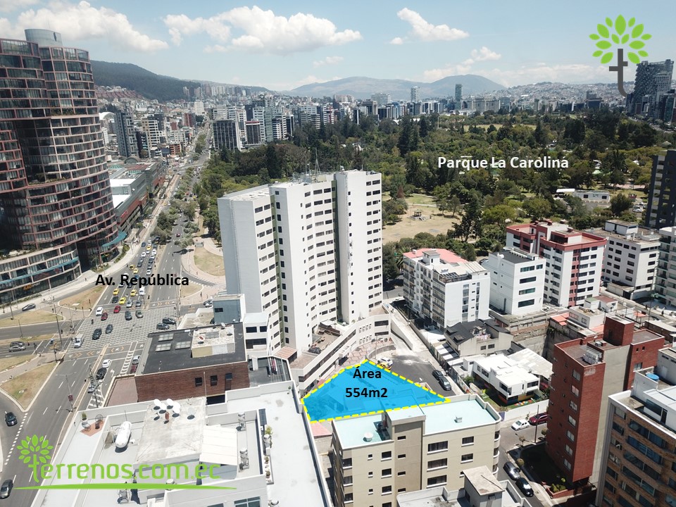 Vista adicional de terreno en venta en La Carolina, Quito, Pichincha