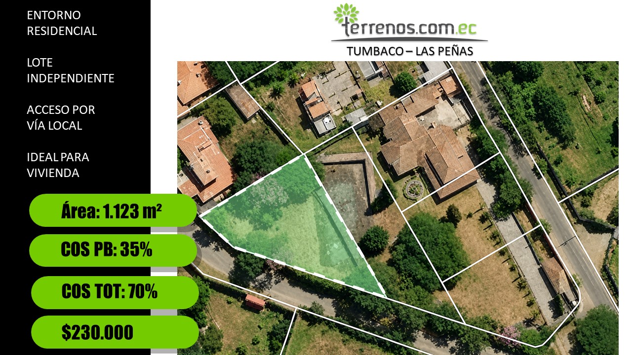 Terreno en venta en Tumbaco, Quito, Pichincha